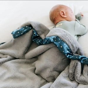 Saranoni Satin Border Receiving Blanket